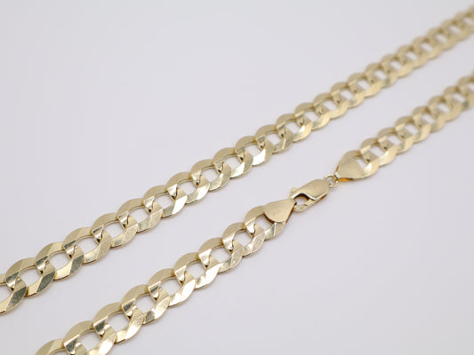 76.5g, 25.75in, 11.01mm Curb-Cuban Chain