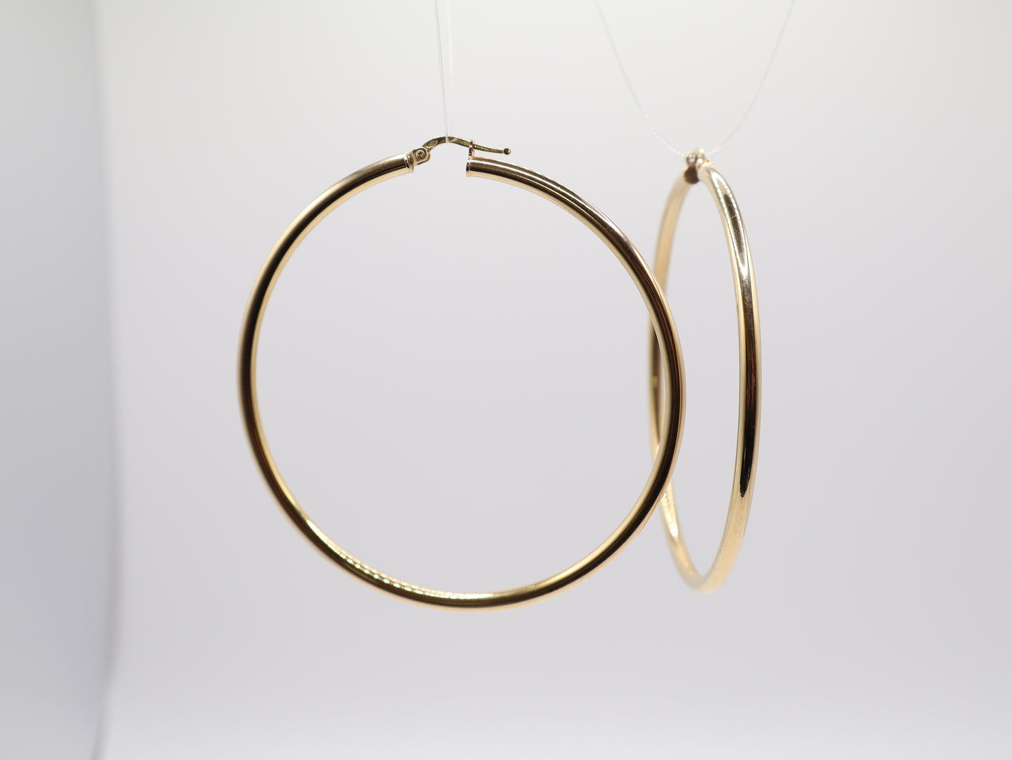 2.5" 2.98mm Hoop Earings