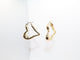 1.5" 8.5mm Heart Shaped Earings