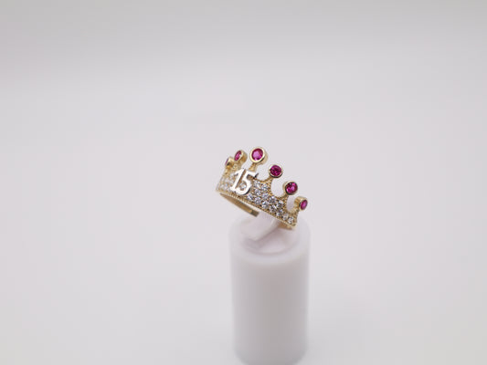 Size 8.75, 1.7mm, Quinceañera Ring