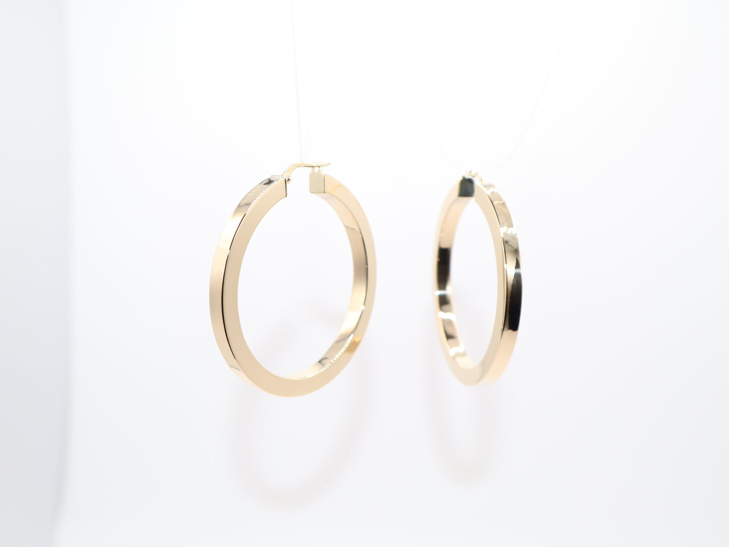 1.75" 4.05mm Hoop Earings