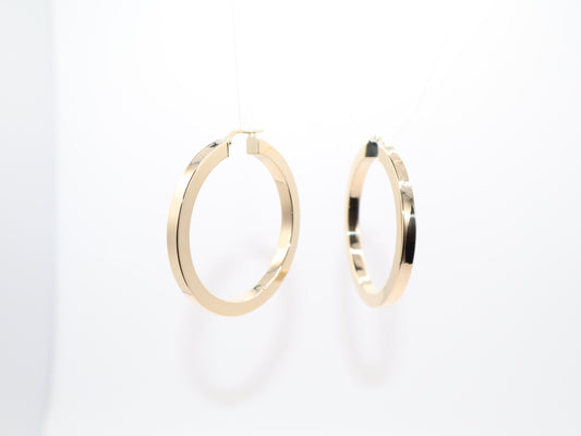 1.75" 4.05mm Hoop Earings