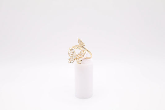 Size 7, 2mm Multi-Butterfly Ring