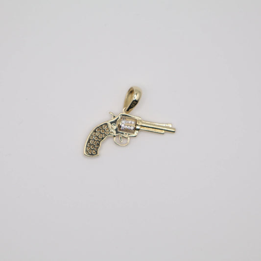 Studed Revolver Charm