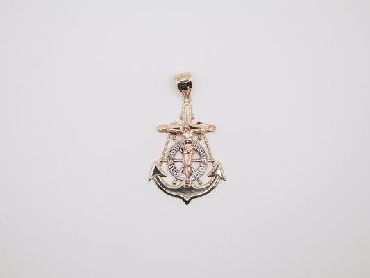 11.4g 2.62in, 38mm Christ on Anchor Pendant