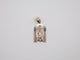 6.9g 0in, 3.72mm Virgin Mary Tri-Color Pendant