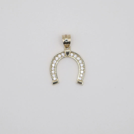 Studed Horseshoe Charm