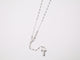 26" 2.82mm White Gold Rosary