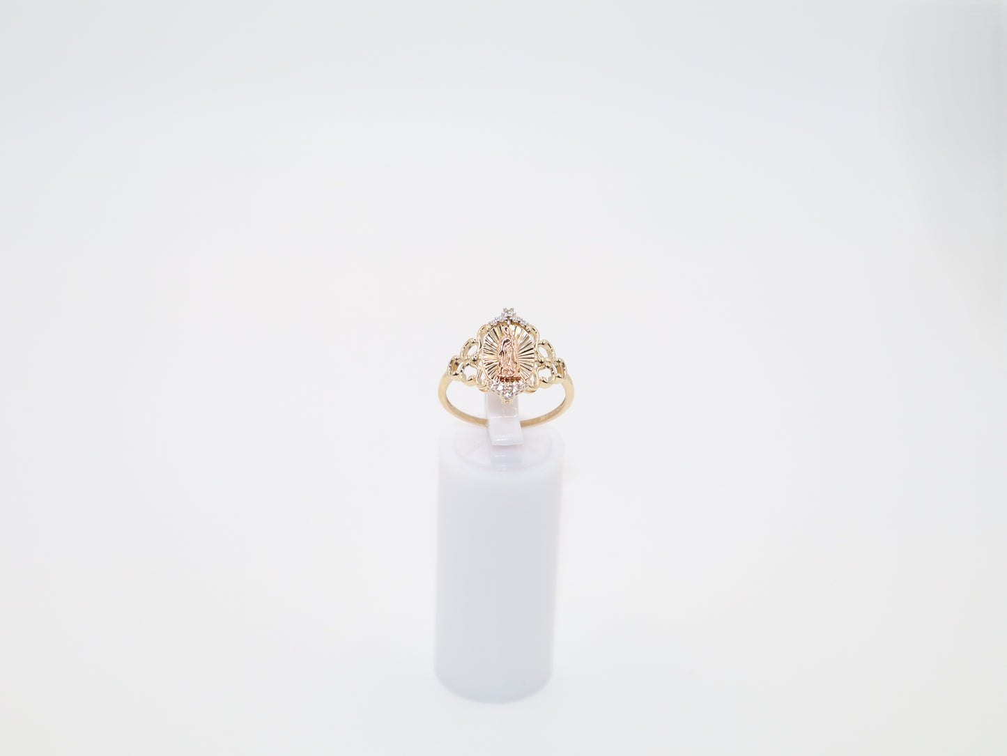 2.3g Size 8.25, 1.25mm Virgin Mary Ring