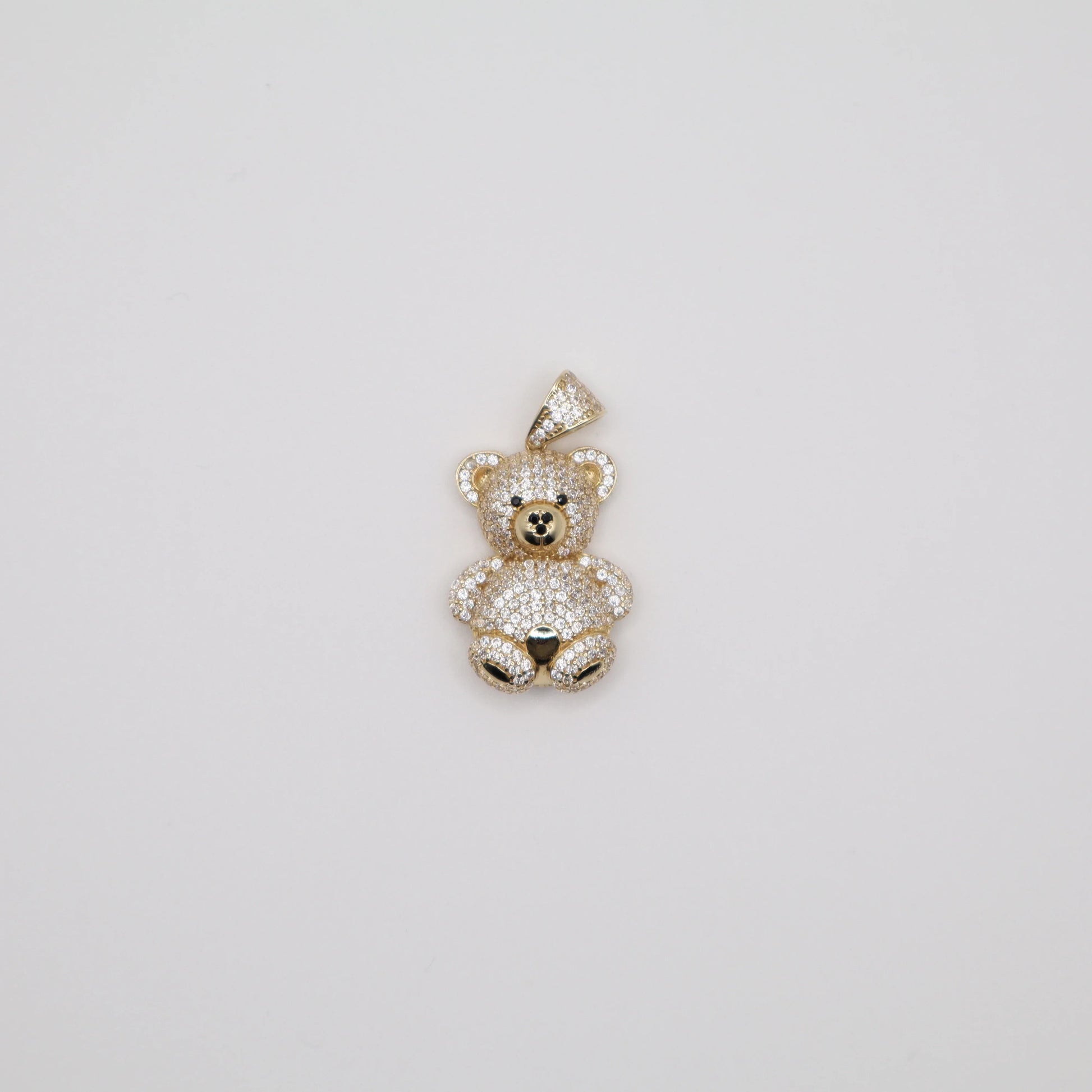 Gold Teddy Bear Charm