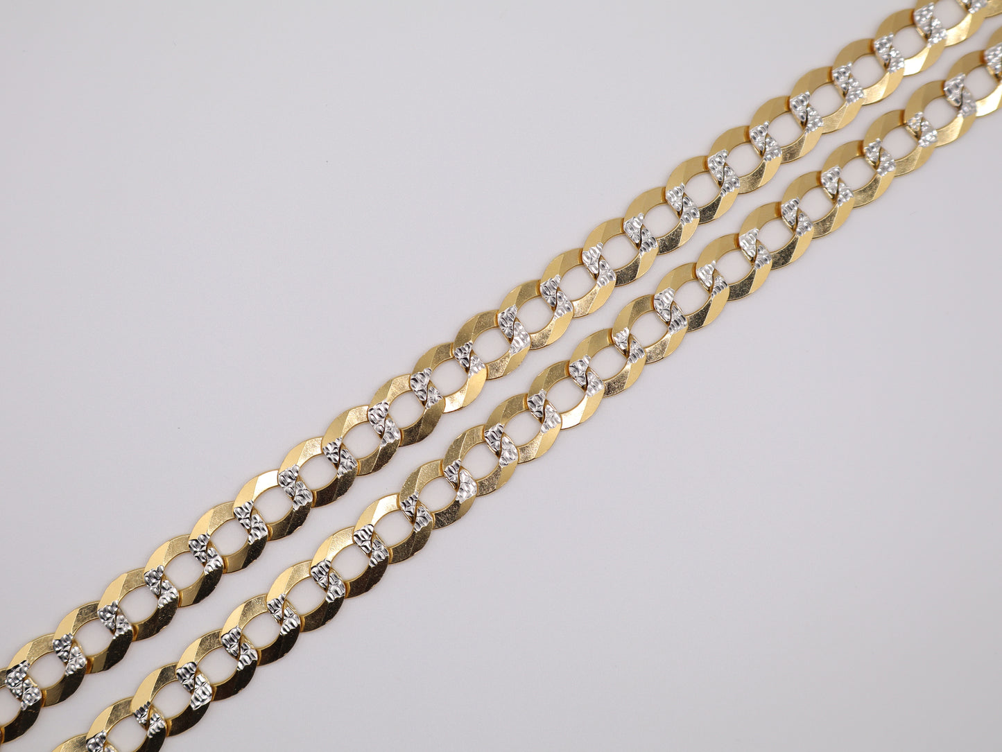 24" 12.14mm Diamond Cut Cuban Necklace