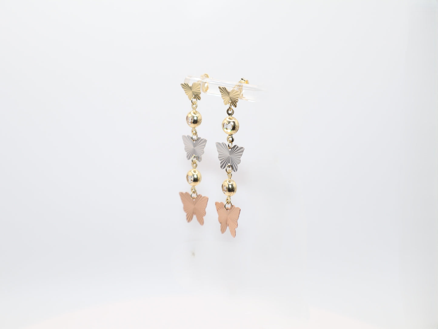 4g 1.75in, Butterfly Earrings