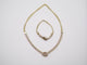 16in, 5.5mm Tri-Color Rope Necklace with Bracelet