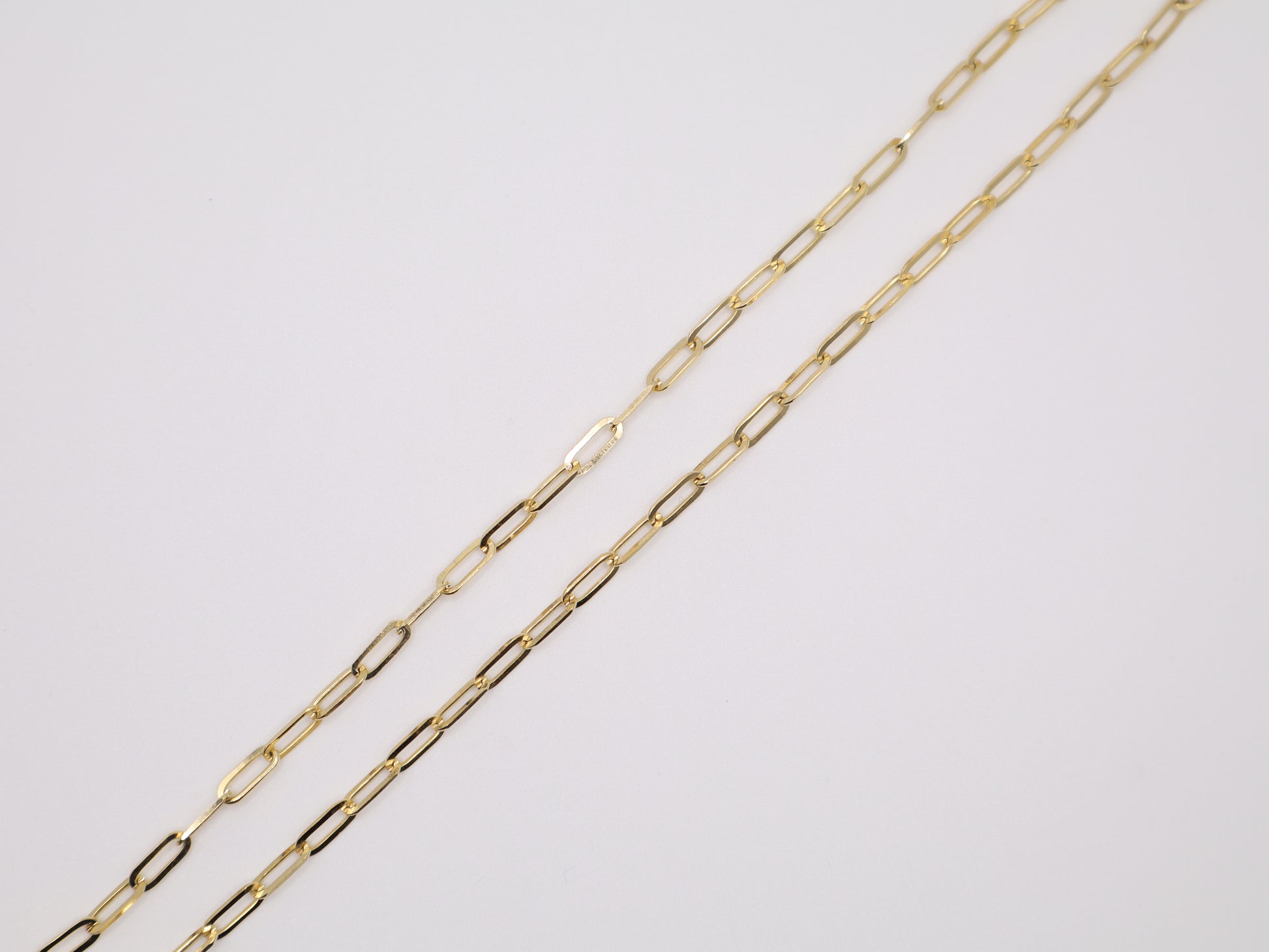 18in, 3.09mm Paperclip Necklace