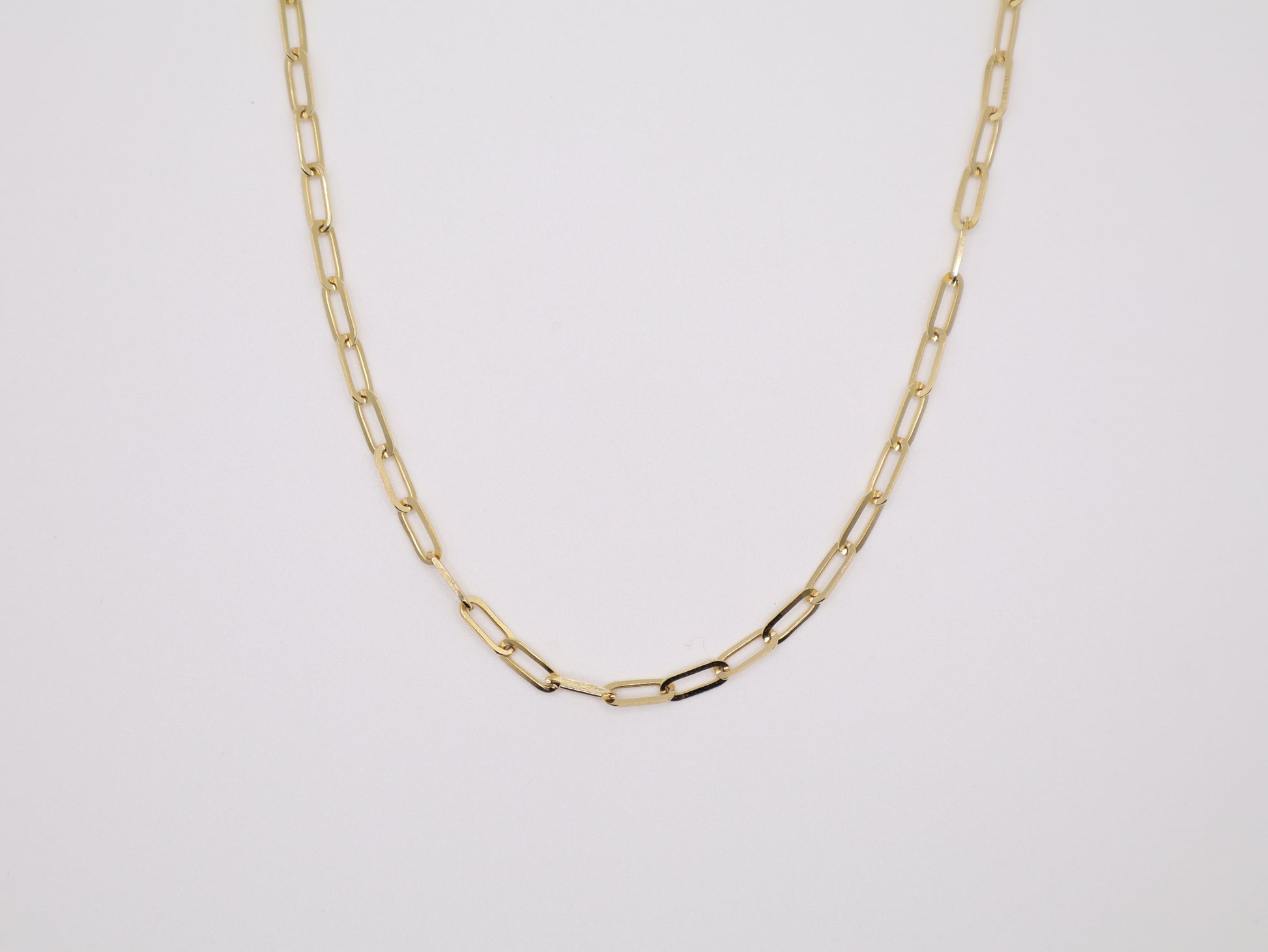 18in, 3.09mm Paperclip Necklace