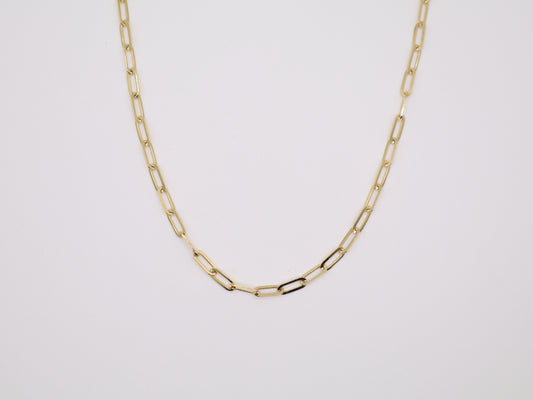 18in, 3.09mm Paperclip Necklace