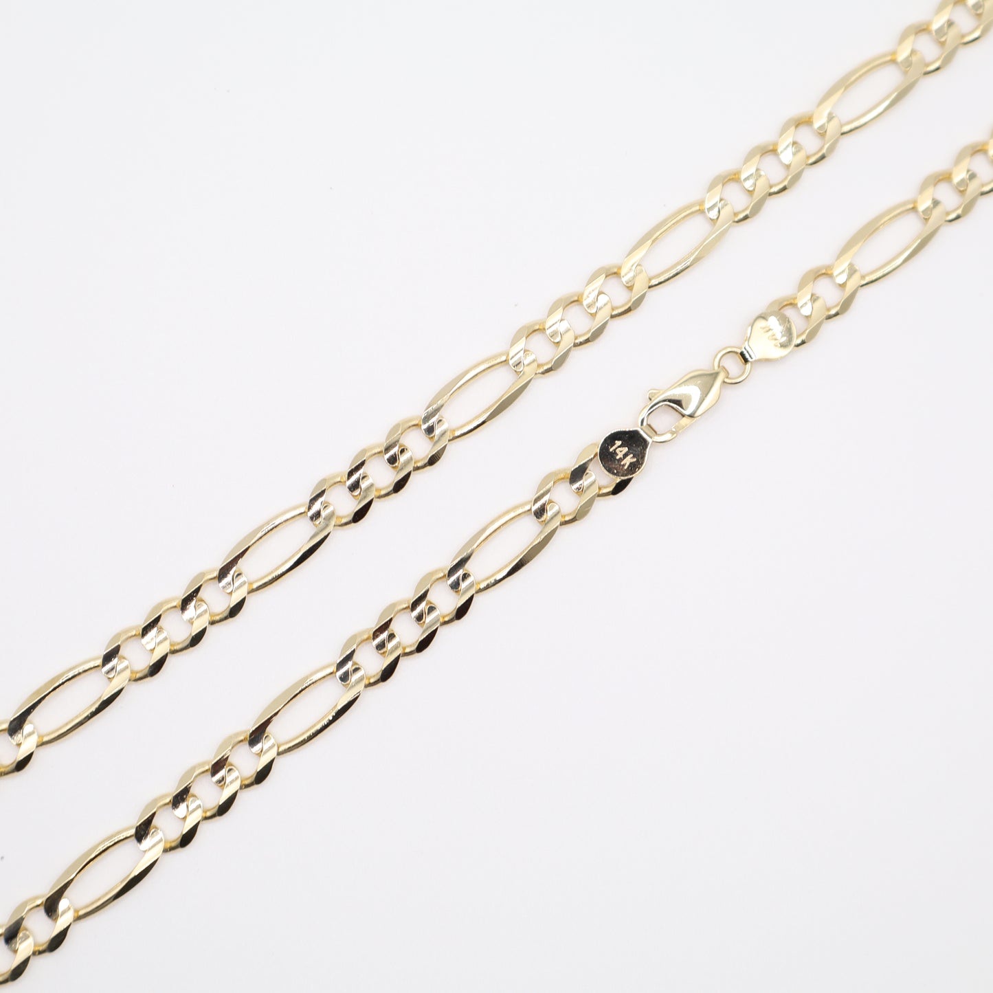 24" 6.9mm Figaro Necklace