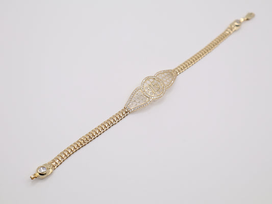 6.8g, 7.25in, 14.65mm Quinceañera Bracelet