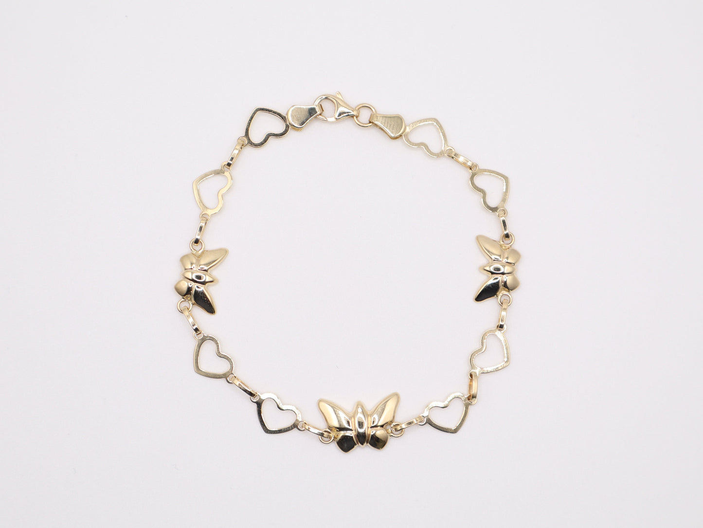 7.5" 9.9mm Butterfly Bracelet