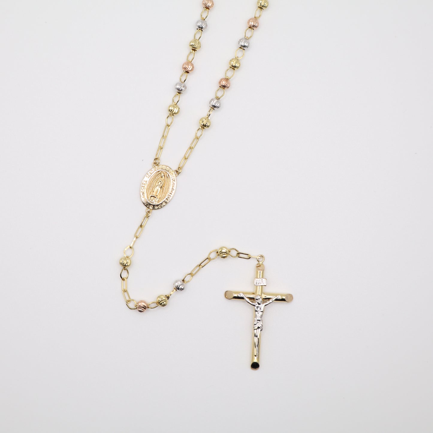 25" 4mm Tri-Color Rosary