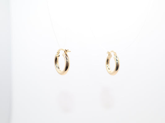 0.625" 3.05mm Hoop Earings