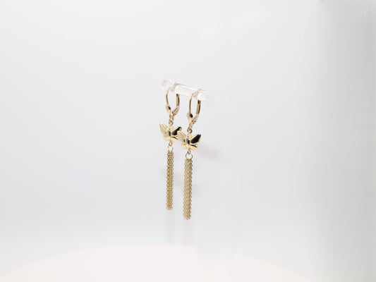 3g 2.25in, Butterfly Earrings