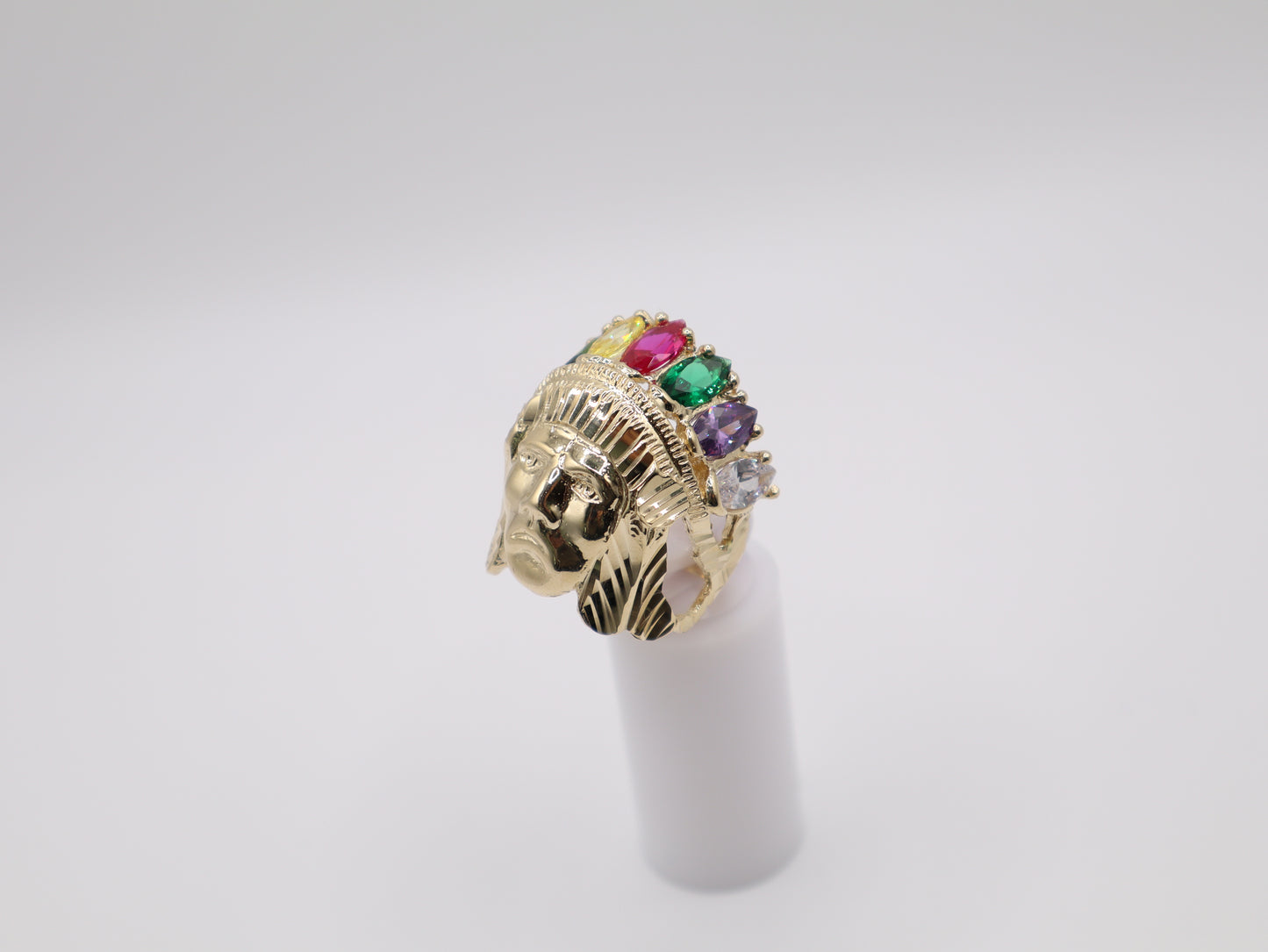 Size 11, 4.79mm Multi-Color Indian Head