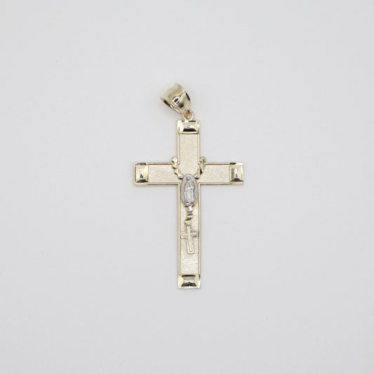 Cross wih Rosary Charm