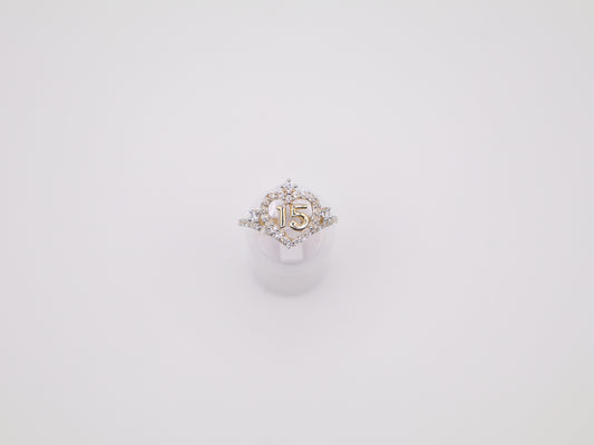 Size 8.5, 2mm, Quinceañera Ring