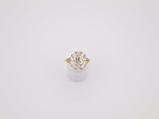 Size 8.25, 1.9mm, Quinceañera Ring