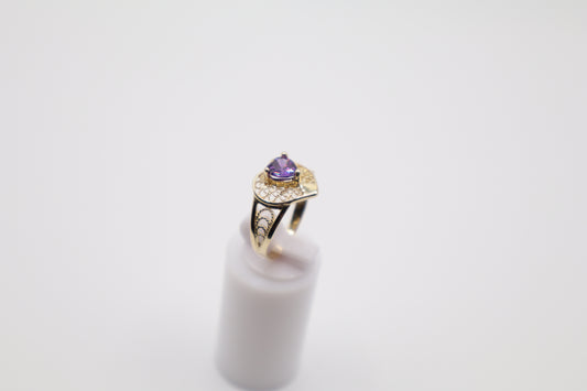 Size 9, 2.4mm Purple Ring