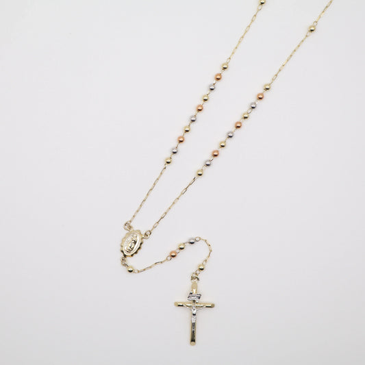 24" 3mm Tri-Color Rosary