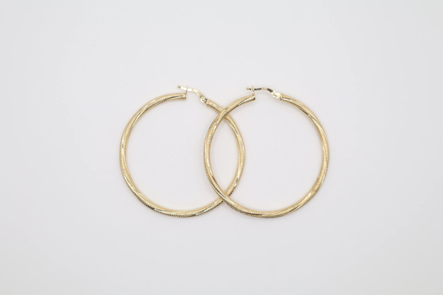 2" Riveted Hoop Earings