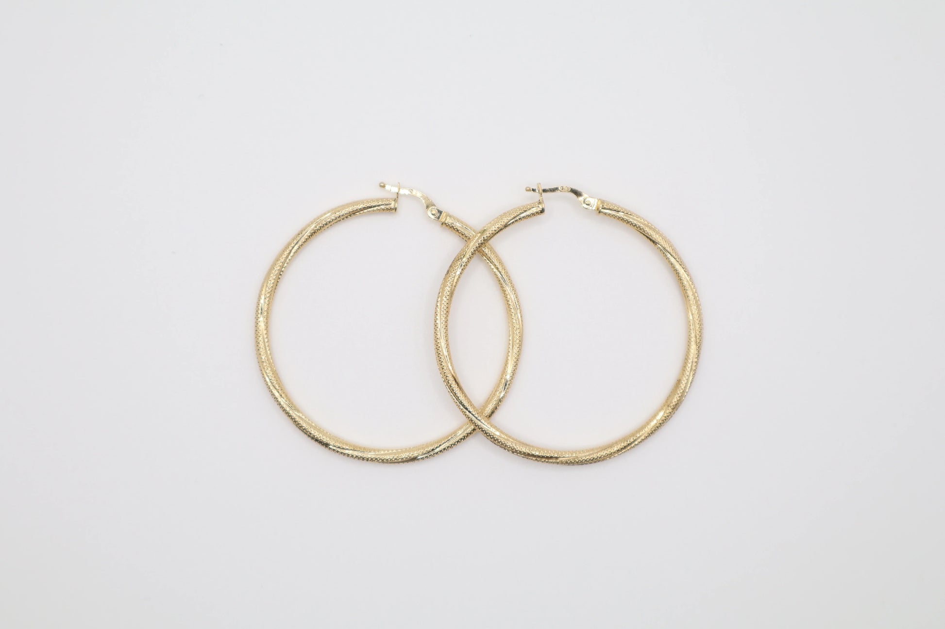 2" Riveted Hoop Earings