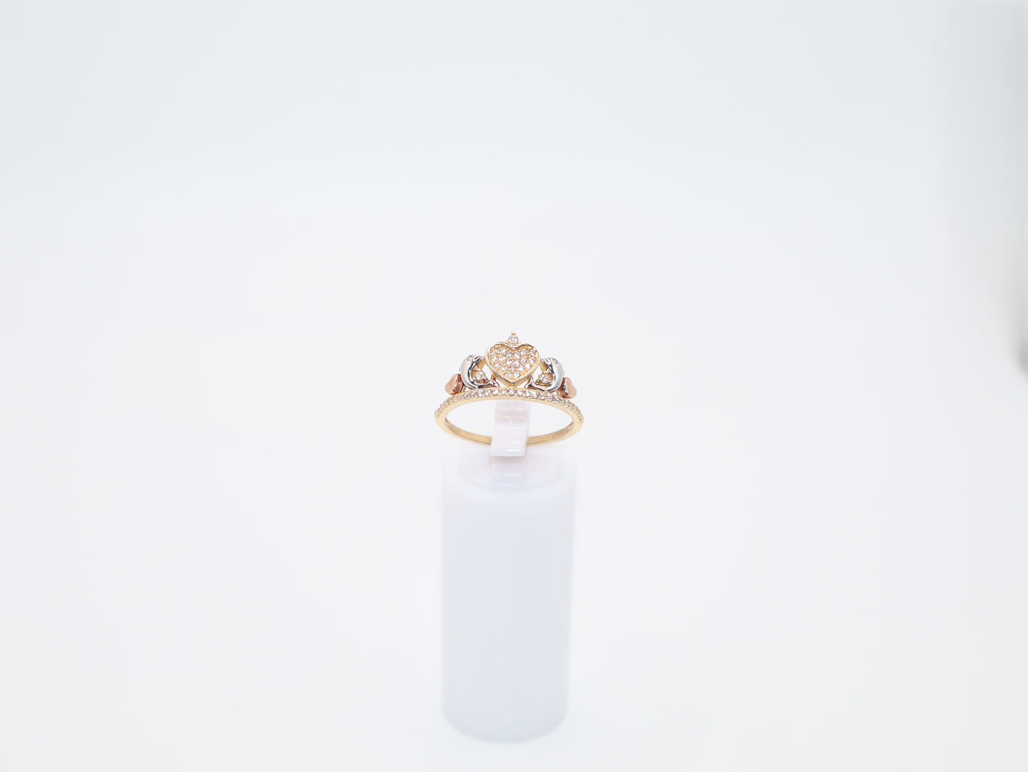 2.7g Size 8, 1.41mm Heart Ring