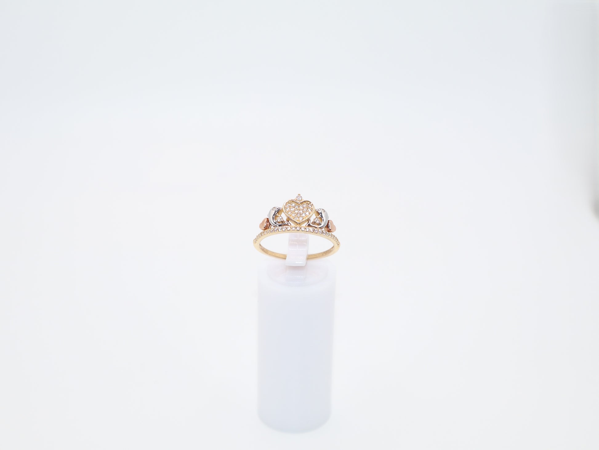 2.7g Size 8, 1.41mm Heart Ring