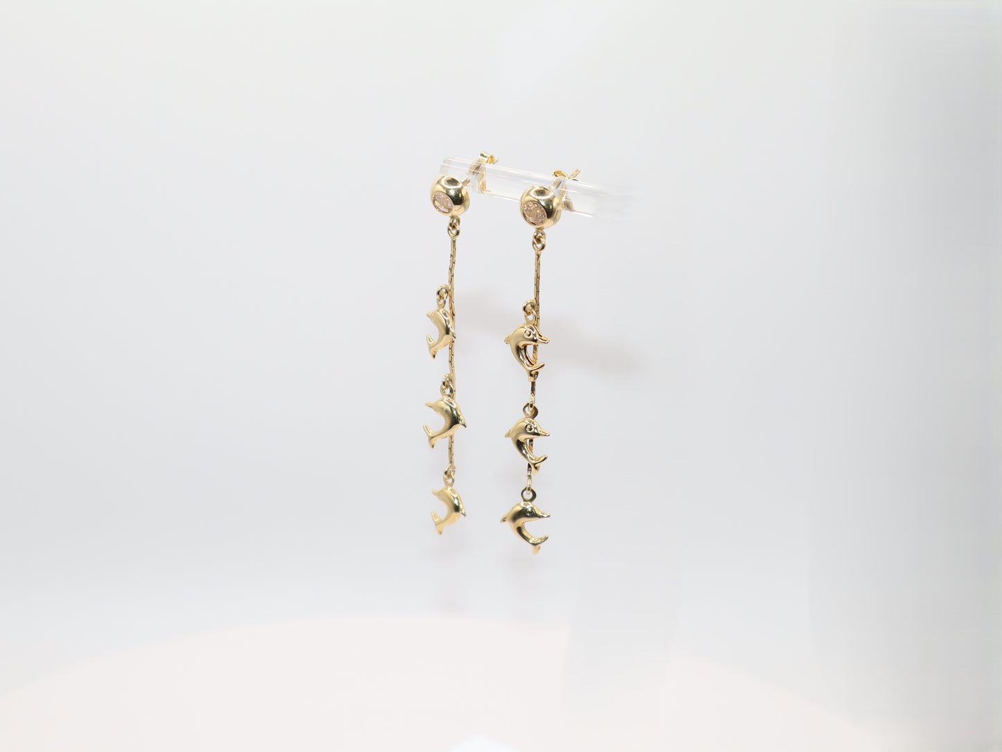 3.7g 2.25in, Dolphin Earrings