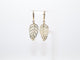 1.75in, Contemporary Leaf Earrings