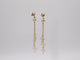 3.2g 2.62in, 0mm Dangling Cross Earrings