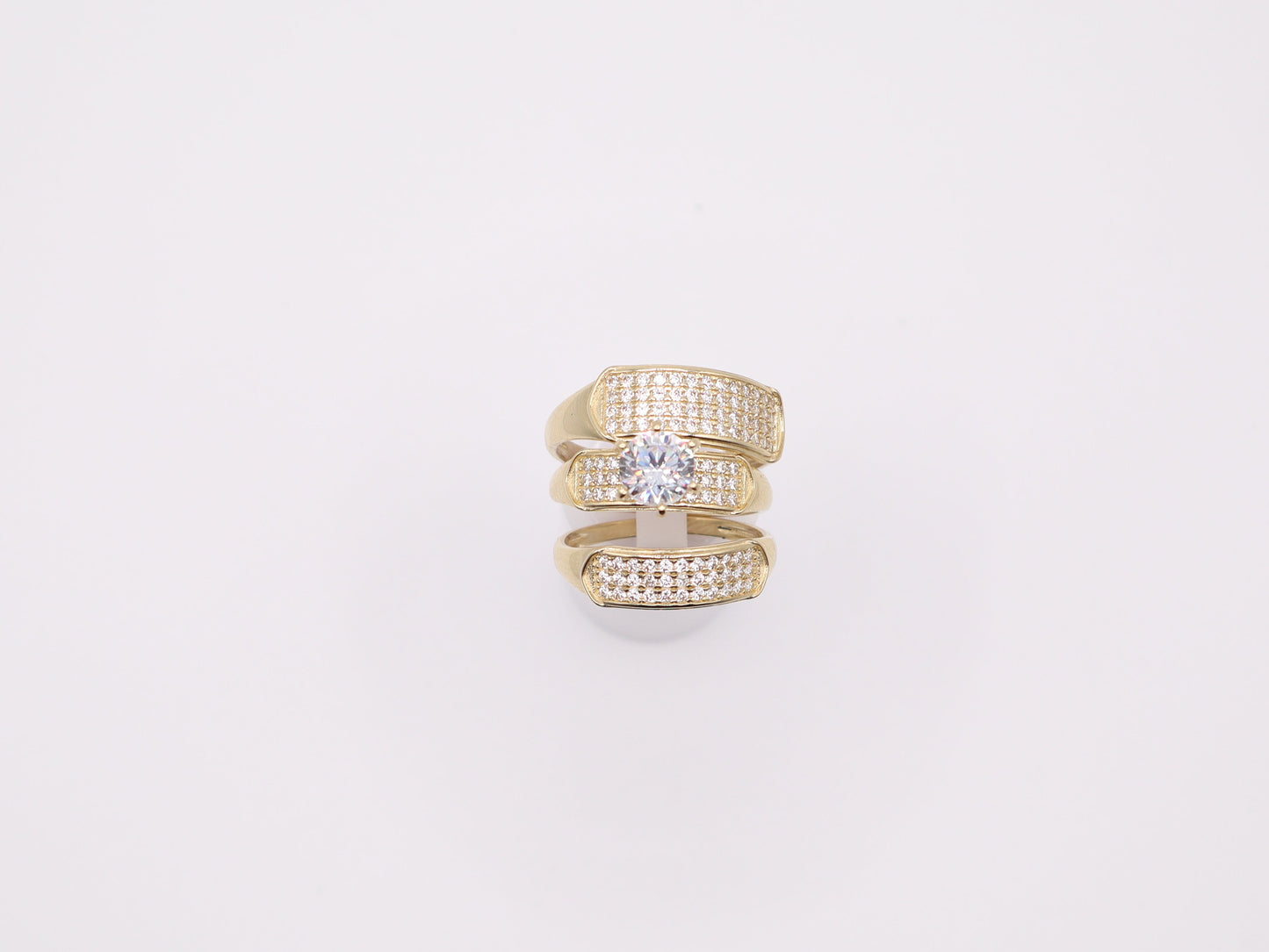2.3mm Engagement Ring Set