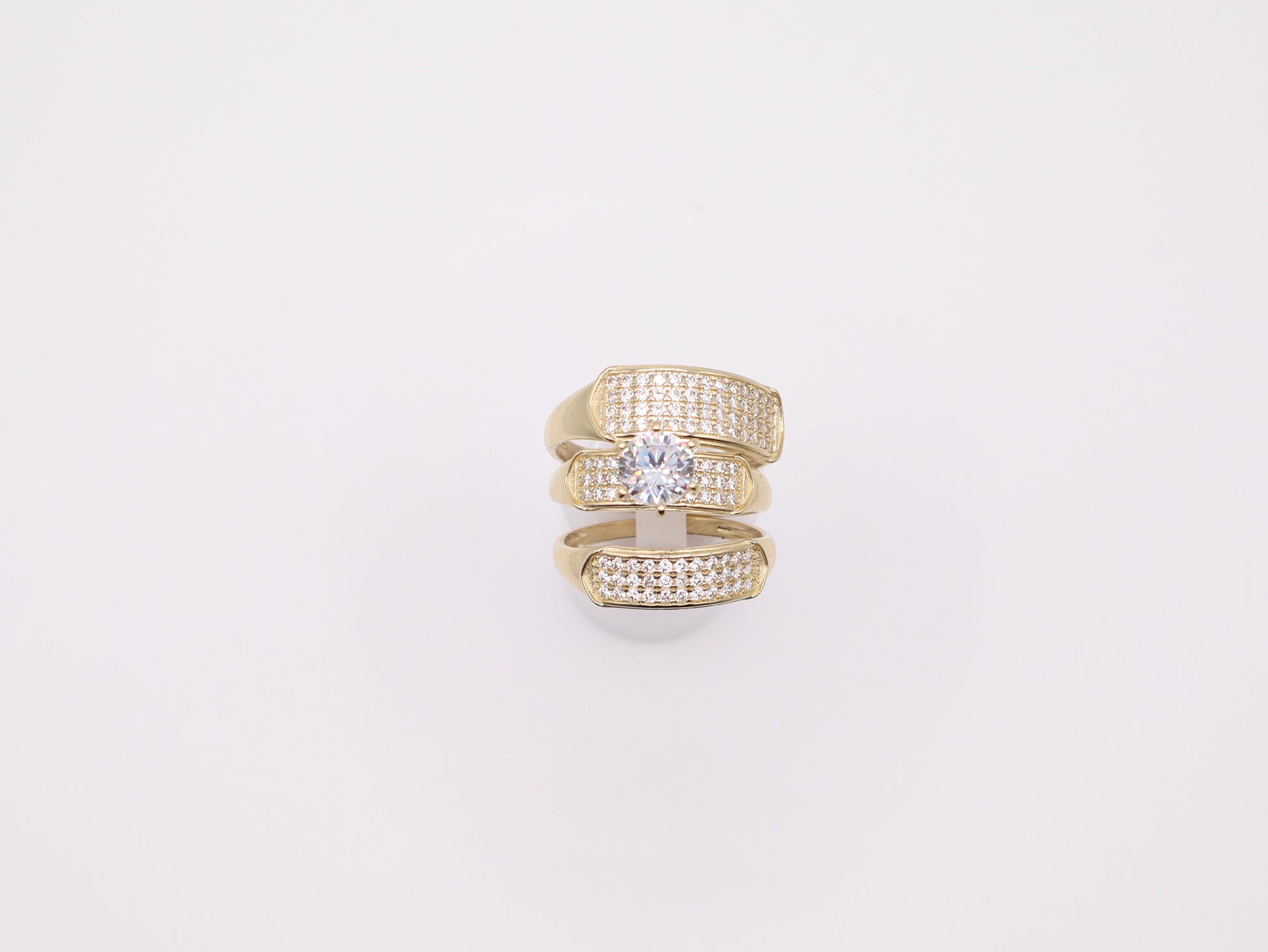 2.3mm Engagement Ring Set