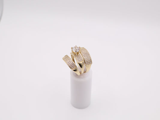 2.3mm Engagement Ring Set
