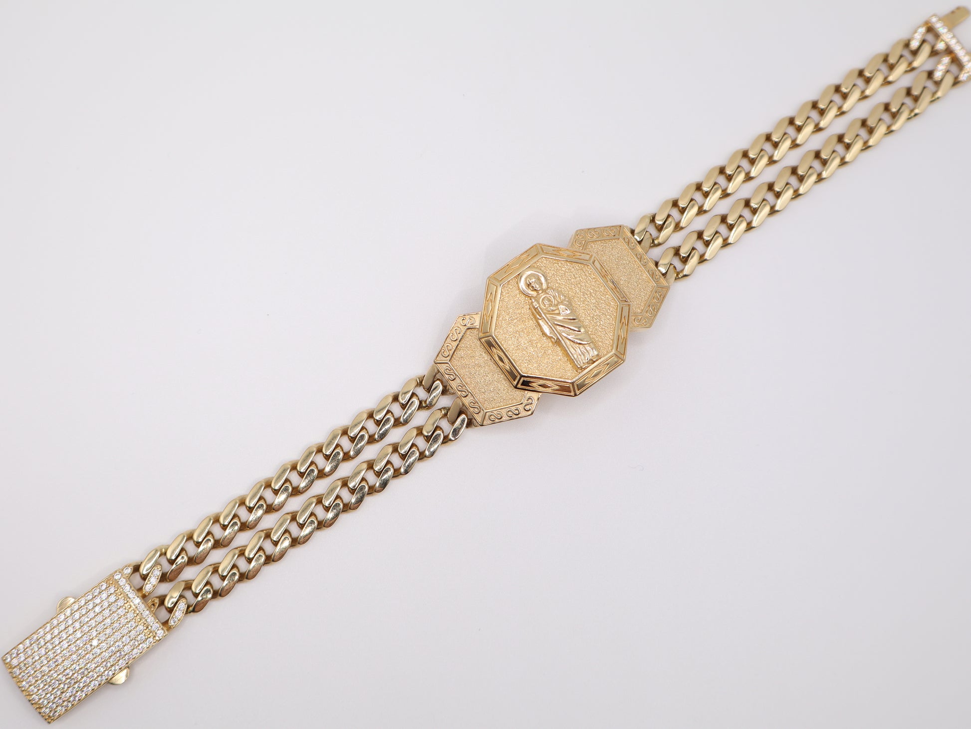 8.25" 13.54mm San Judas Bracelet