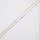 18" 2.3mm Figaro Tri-Color Necklace