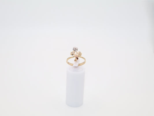 2.9g Size 7.75, 2.46mm Flowers Ring
