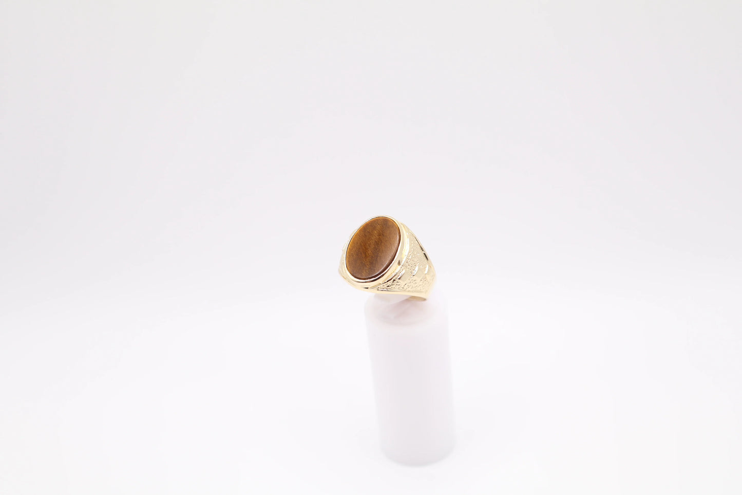 Size 10, 3.6mm Tiger Eye Ring