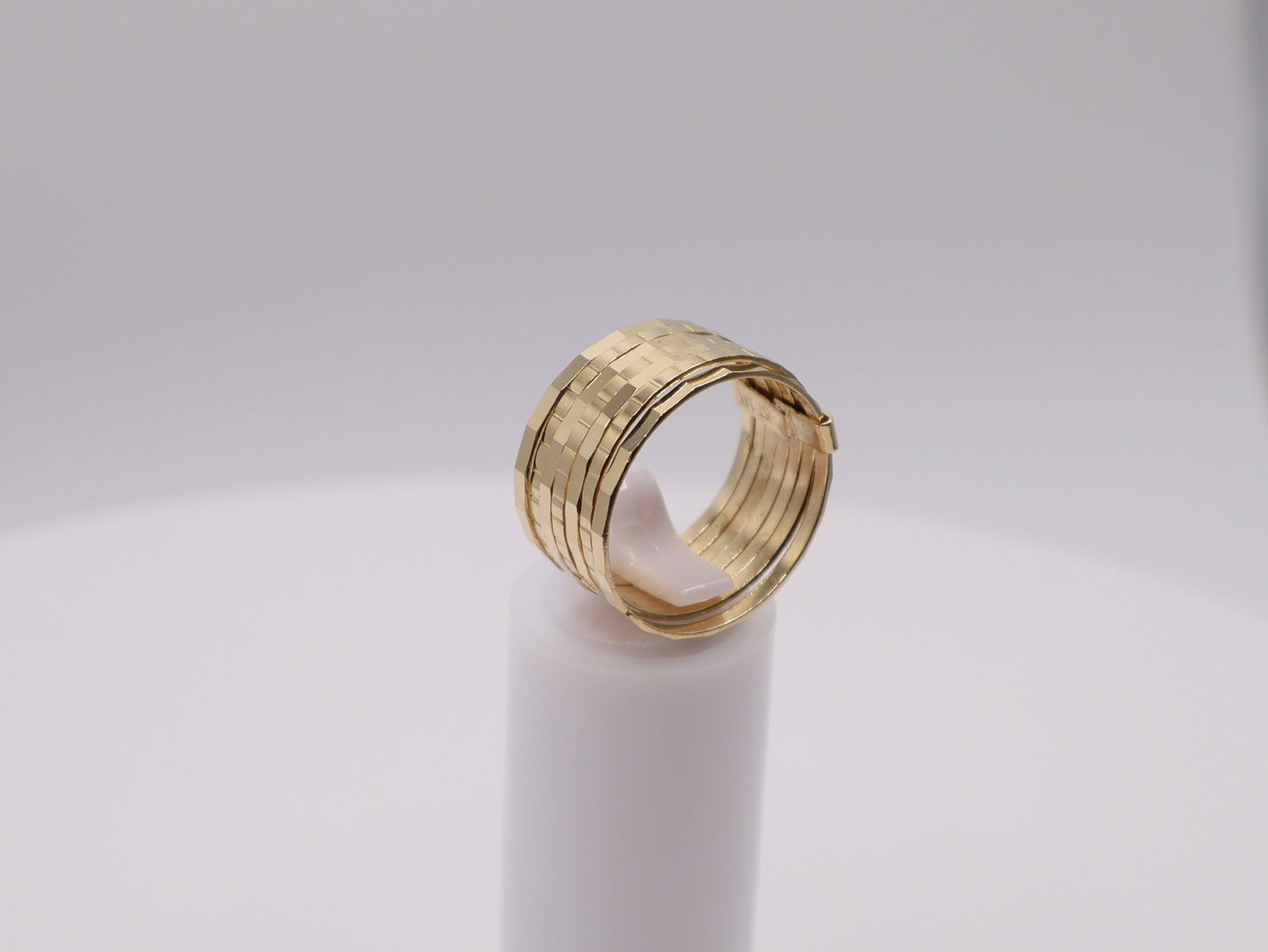 4.8g Size 9, 10.09mm Stacked Bangle Ring