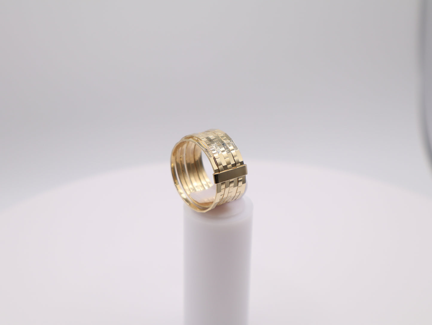 4.8g Size 9, 10.09mm Stacked Bangle Ring