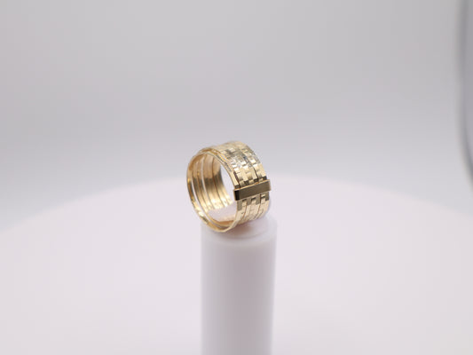 4.8g Size 9, 10.09mm Stacked Bangle Ring