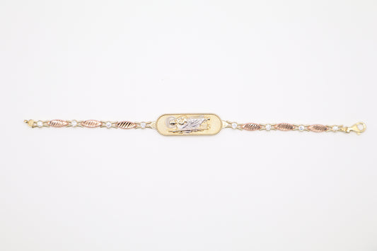 7" 12.8mm San Judas Bracelet